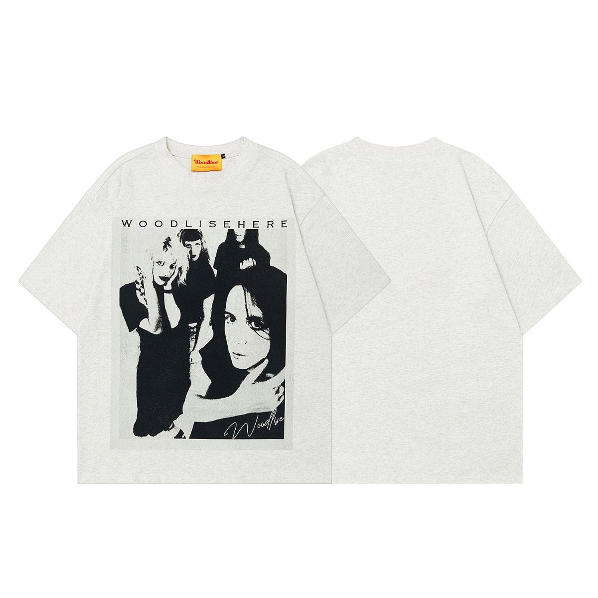 90s West Coast Hip Hop Fashion T Shirts Portrait Short Sleeve T-Shirts