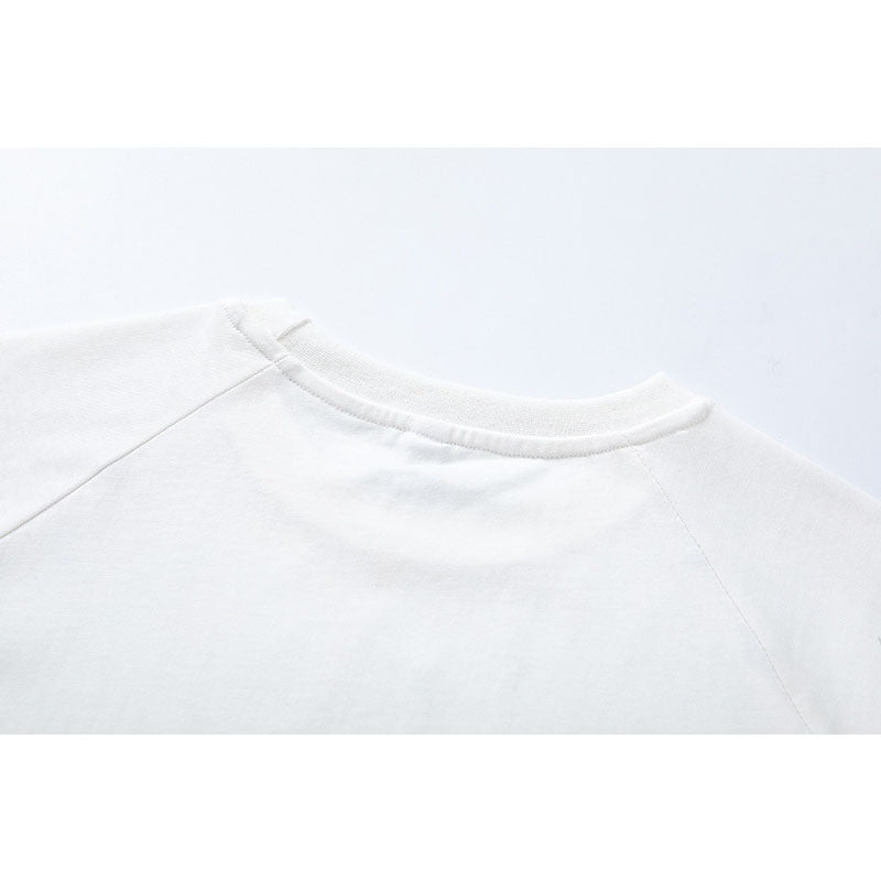 Vintage Tišö Rt Alphabet Short Sleeve T-Shirt Summer Loose Casual