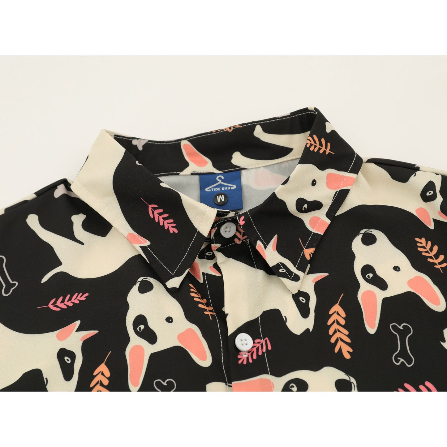 US drip outfits summer cartoon puppy print casual short-sleeved shirt T-Shirts