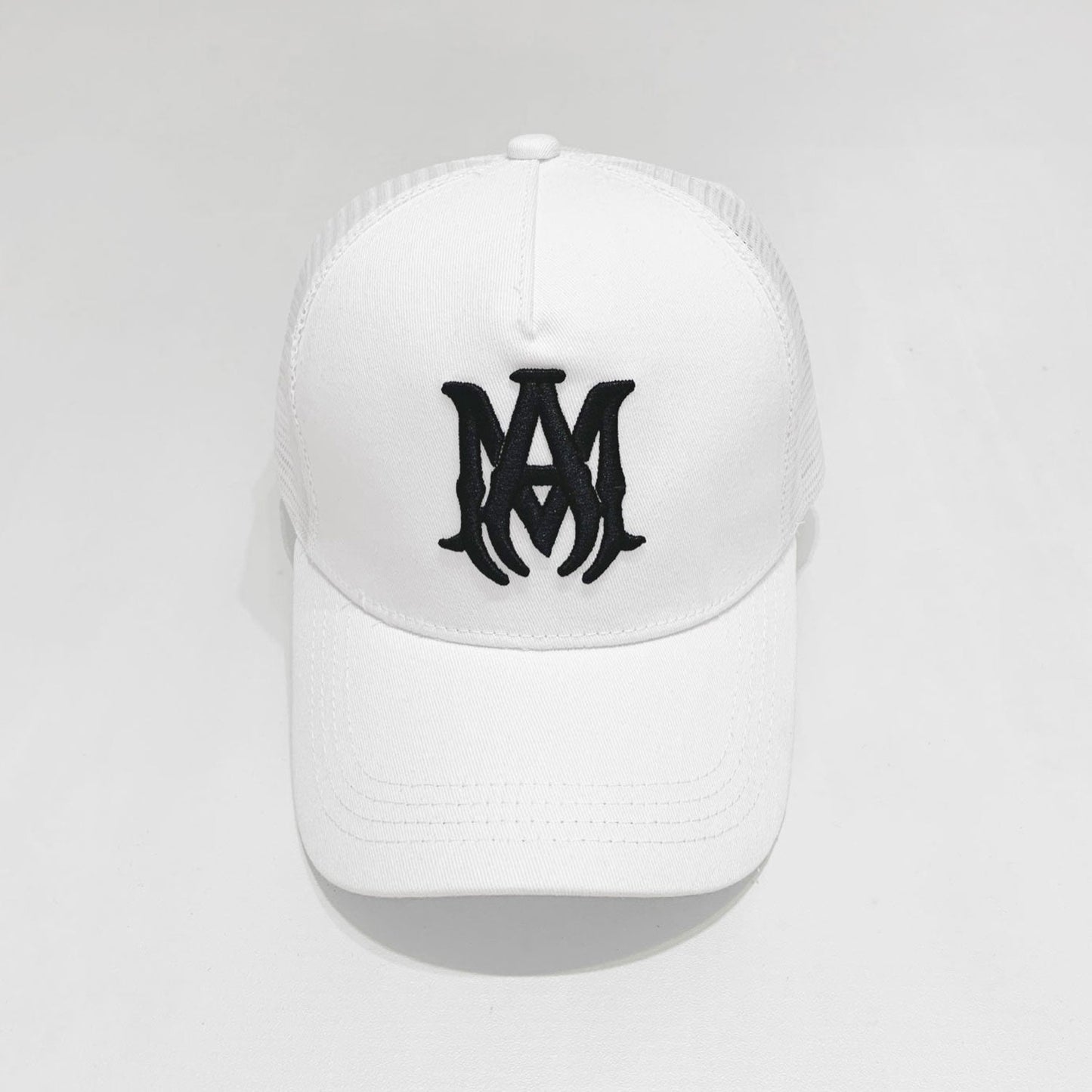 Amiri Hat Peaked Cap Sunshade Beach Casual Hat Adjustable Metal Lock Baseball Cap