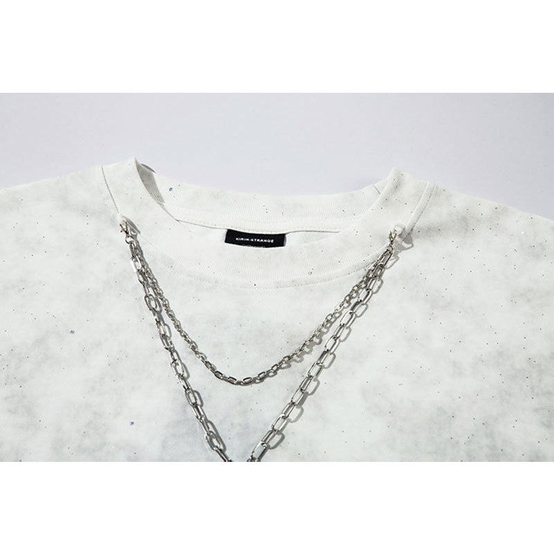 Marcas De Streetwear Gypsy Hot Diamond Loose Long Sleeve T-Shirt
