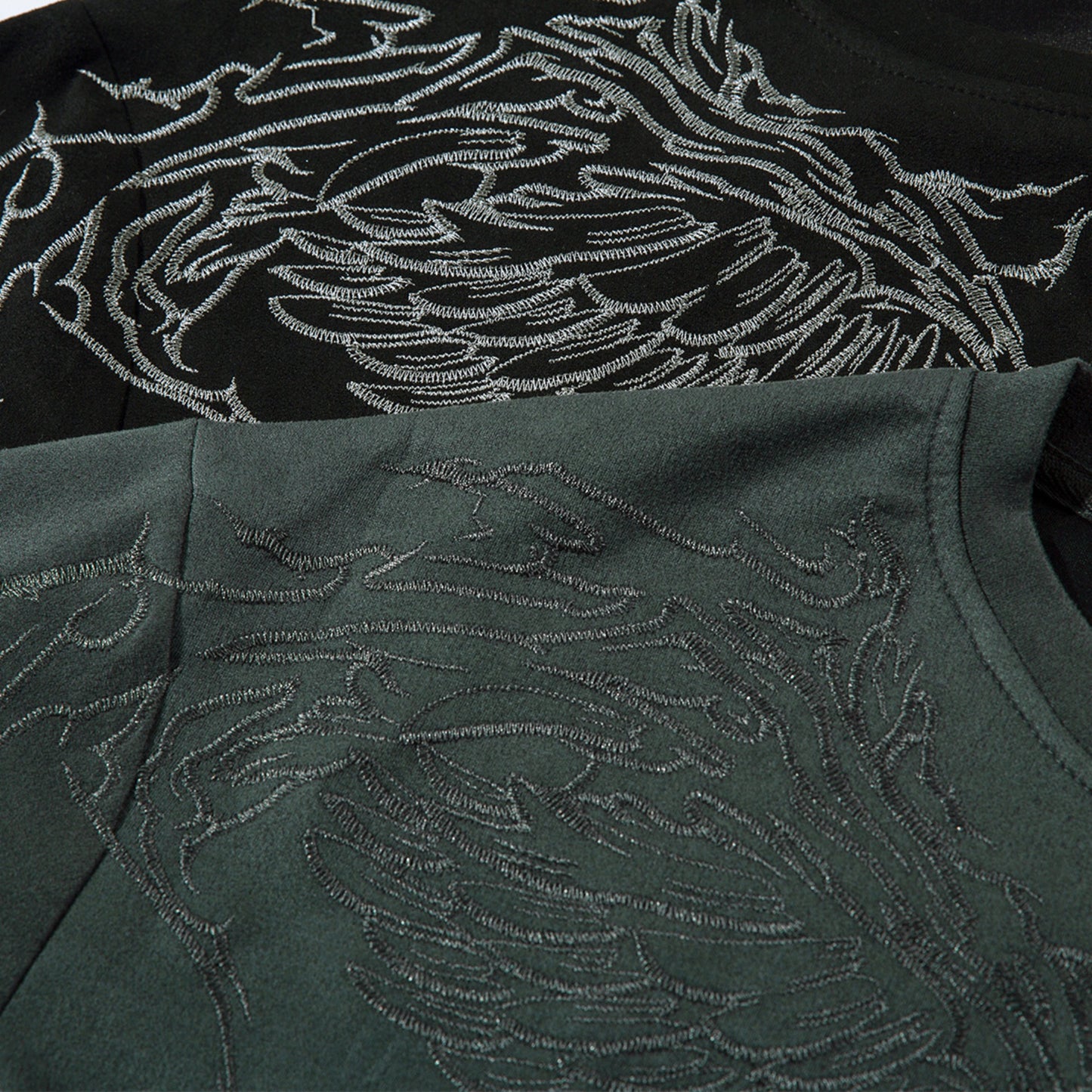 Vestimenta De Los 90 Summer Skull Embroidery Short Sleeve T-Shirt