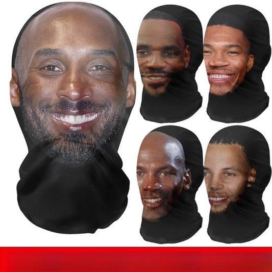 Cycling Windproof Hood Face Funny Mesh Yarn