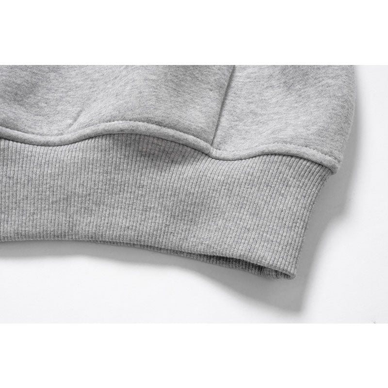 Streetwear Hoodie Vintage Alphabet Embroidered Hooded Sweater Oversize Loose Hoodie