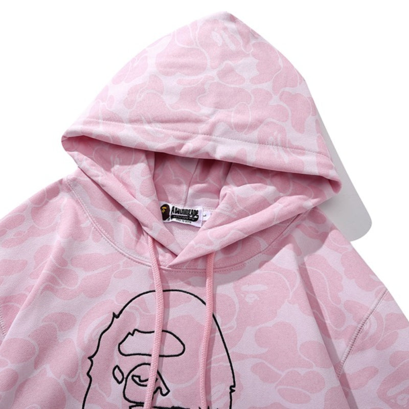 Ape Hoodie Autumn Camouflage Hooded Pullover Sweater