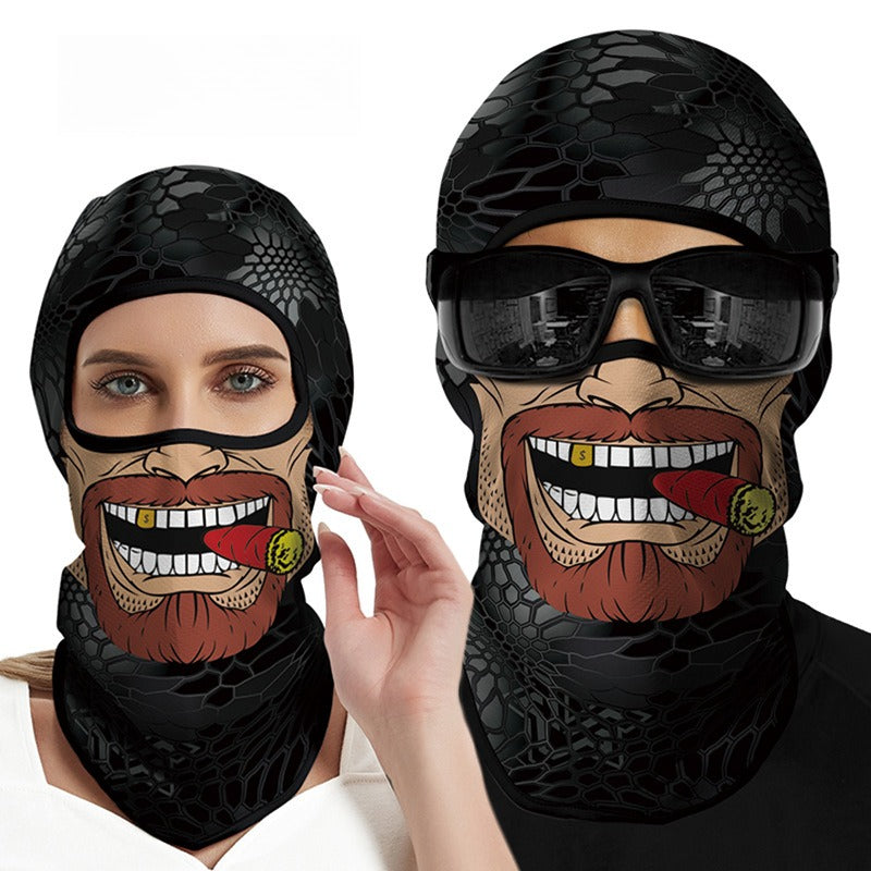 Cycling Windproof Hood Face Protection Men's and Women's