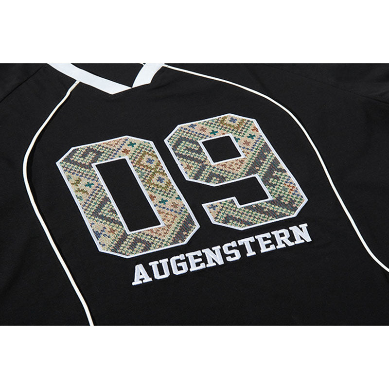 New York Hip Hop Style Embroidered Loose T-Shirt