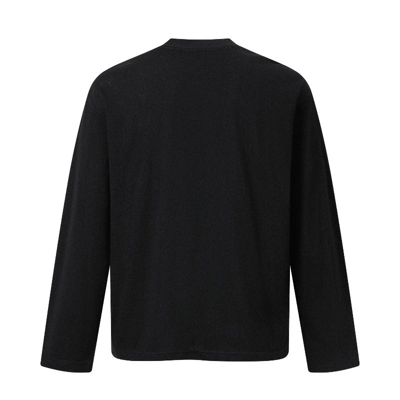 Unisex long-sleeved shirt autum cleanfit printing
