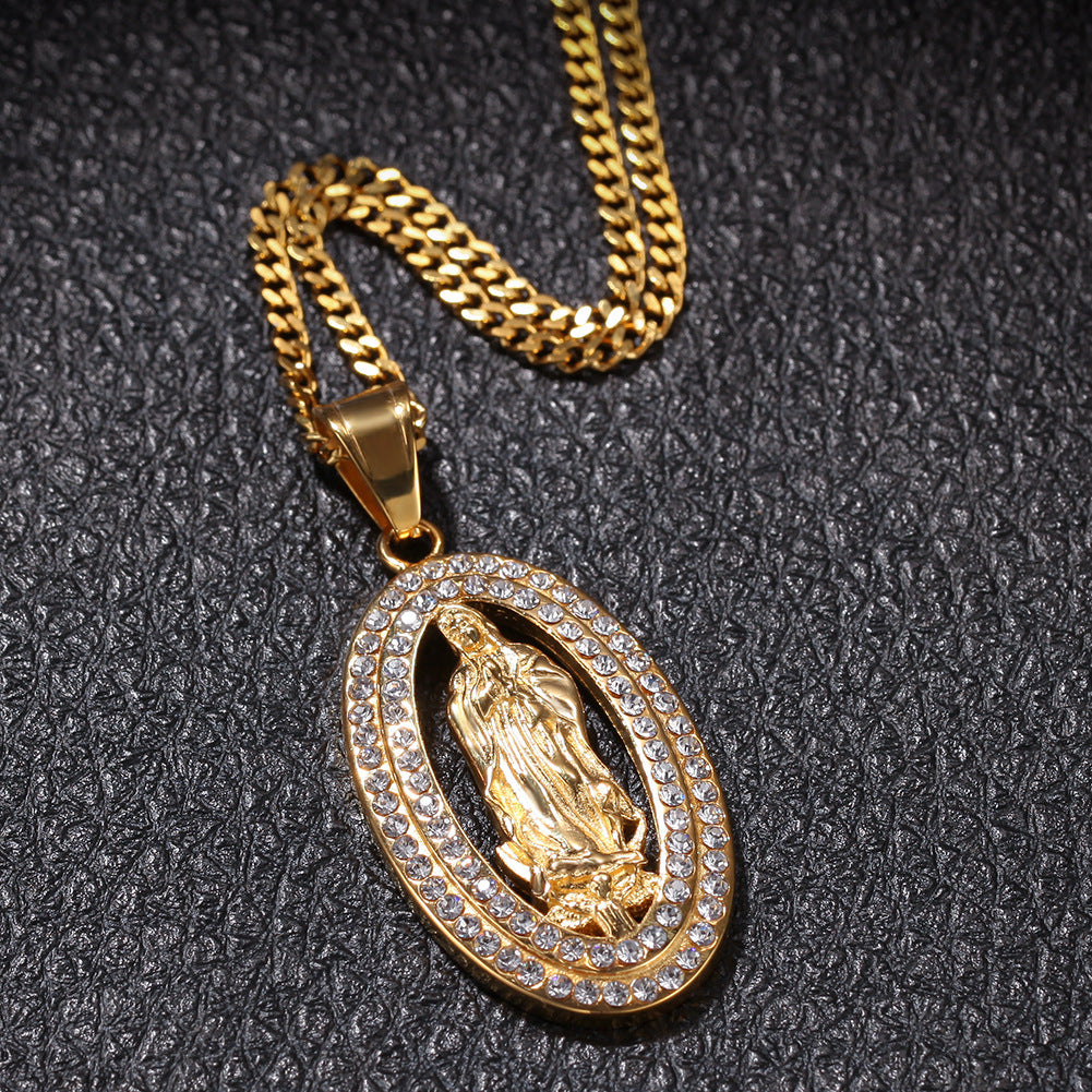 Jewelry Fashion Brick Pendant Necklace Egypt Pieces Far East Jesus Pieces Royalty