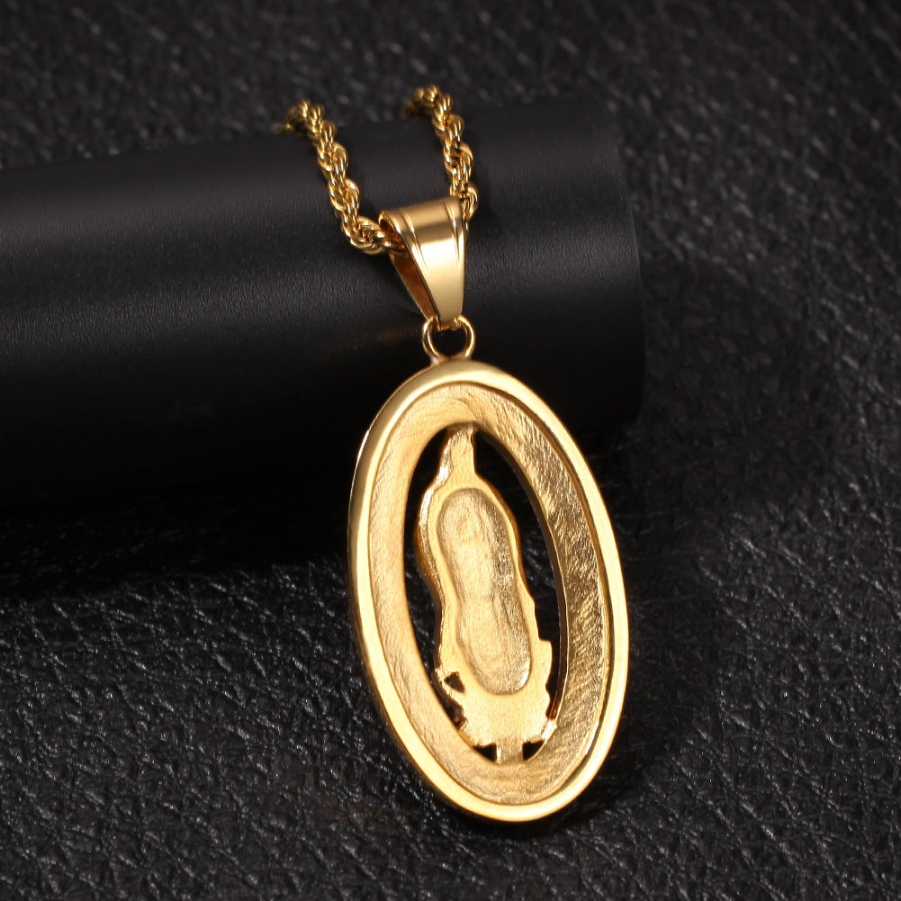 Jewelry Fashion Brick Pendant Necklace Egypt Pieces Far East Jesus Pieces Royalty