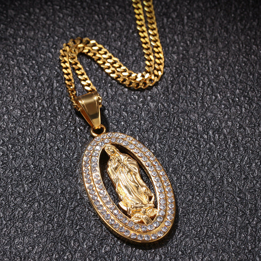 Jewelry Fashion Brick Pendant Necklace Egypt Pieces Far East Jesus Pieces Royalty