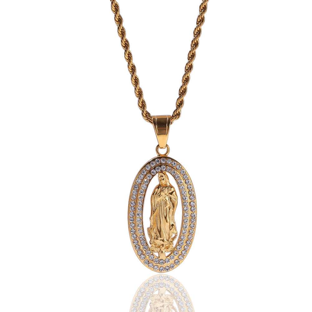 Jewelry Fashion Brick Pendant Necklace Egypt Pieces Far East Jesus Pieces Royalty
