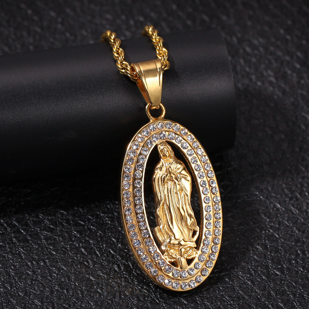 Jewelry Fashion Brick Pendant Necklace Egypt Pieces Far East Jesus Pieces Royalty