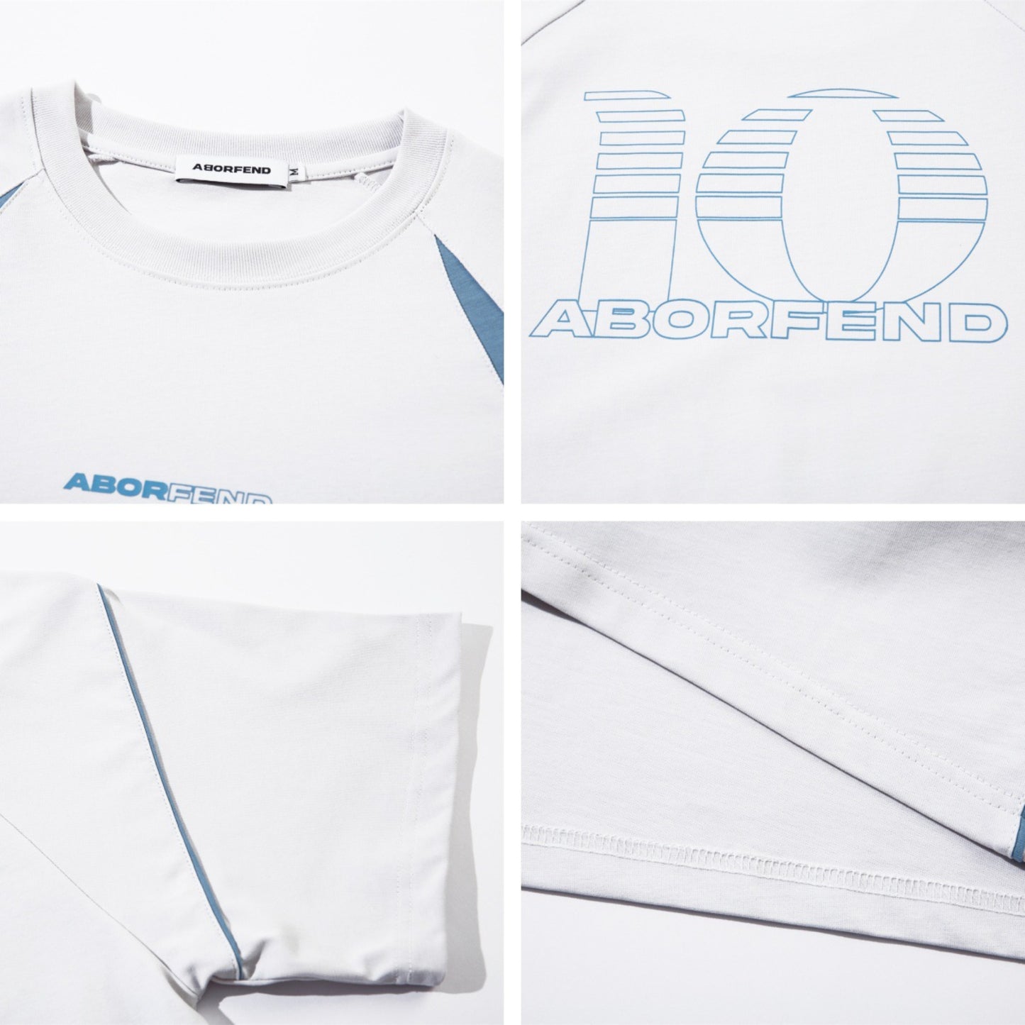 Distorted vintage casual short-sleeved t-shirt top