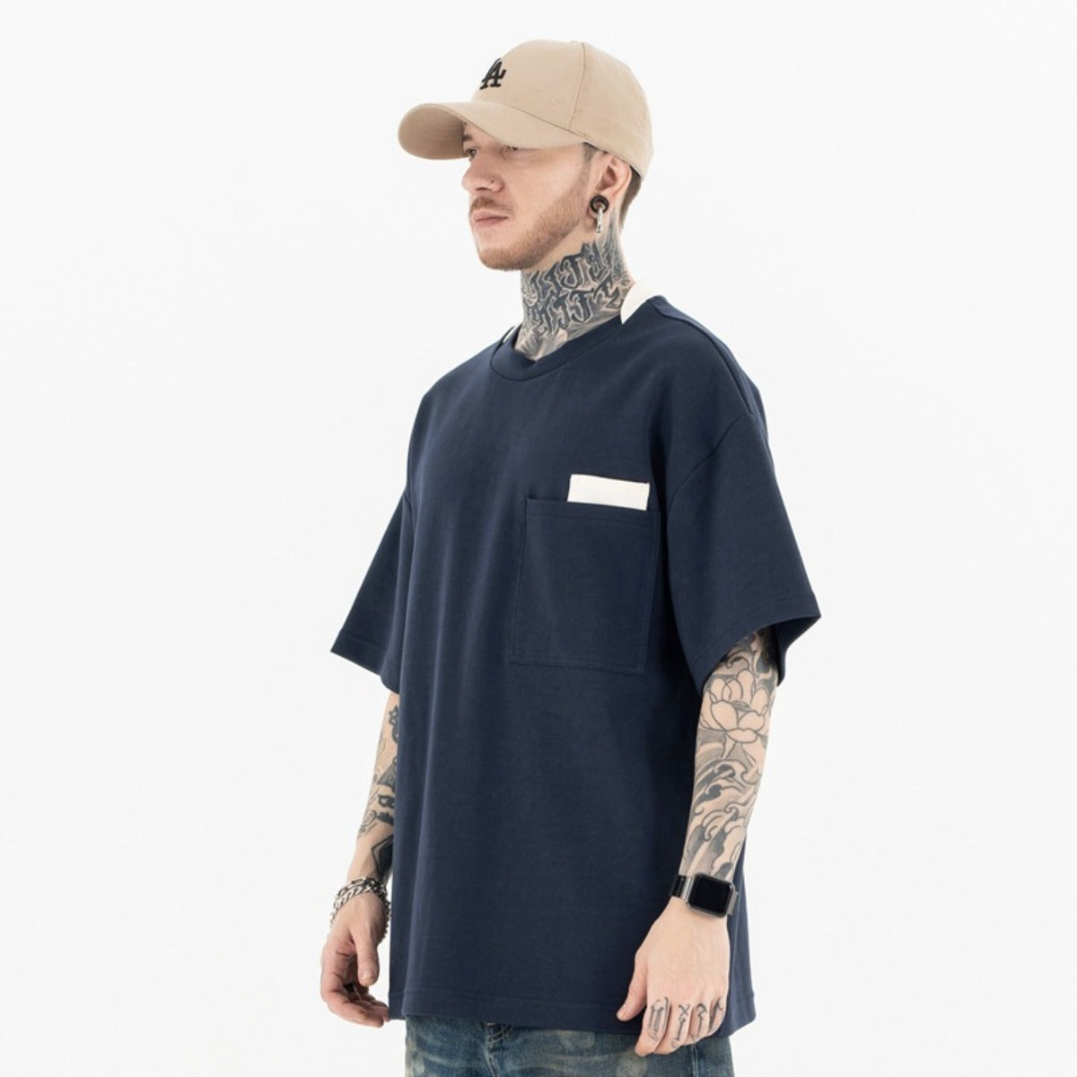 Vic Streetwear Summer Crew Neck Short Sleeve T-Shirt