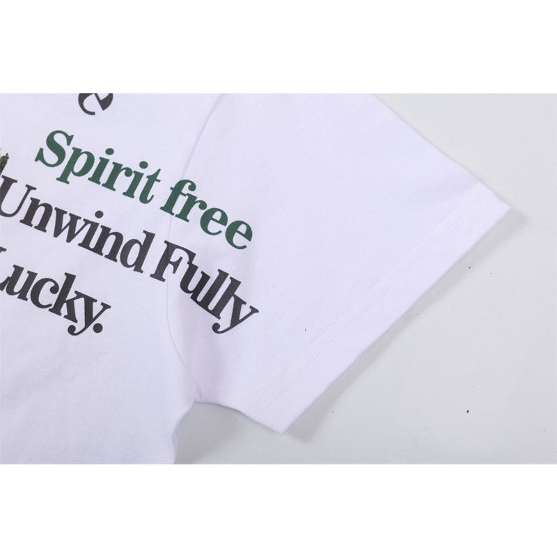 Casual Street Wear Short Sleeve T-Shirt Loose Top