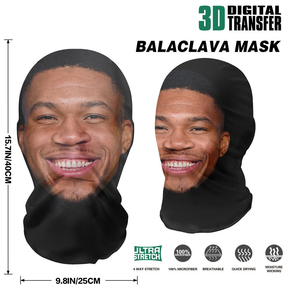 Cycling Windproof Hood Face Funny Mesh Yarn