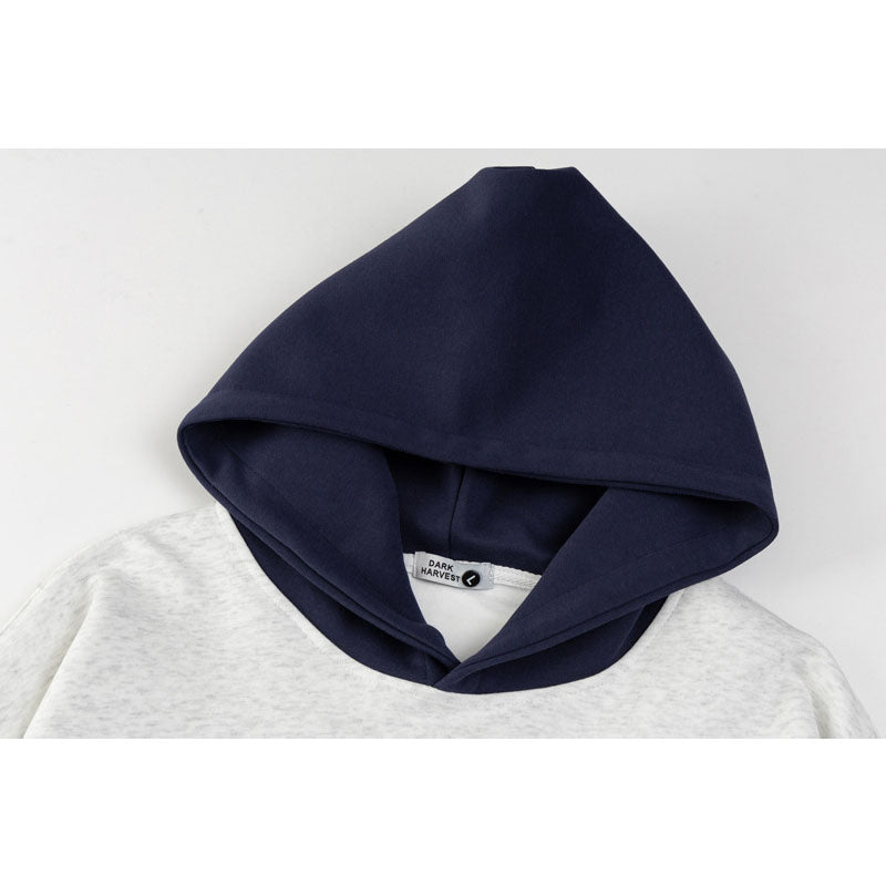 Streetwear Hoodie Sweater Spring Color Letter Print Loose Hoodie