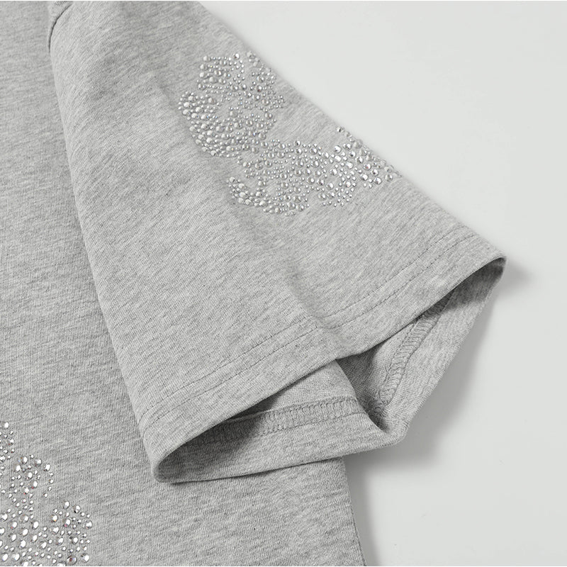 Denim Tears T Shirts Rhinestones