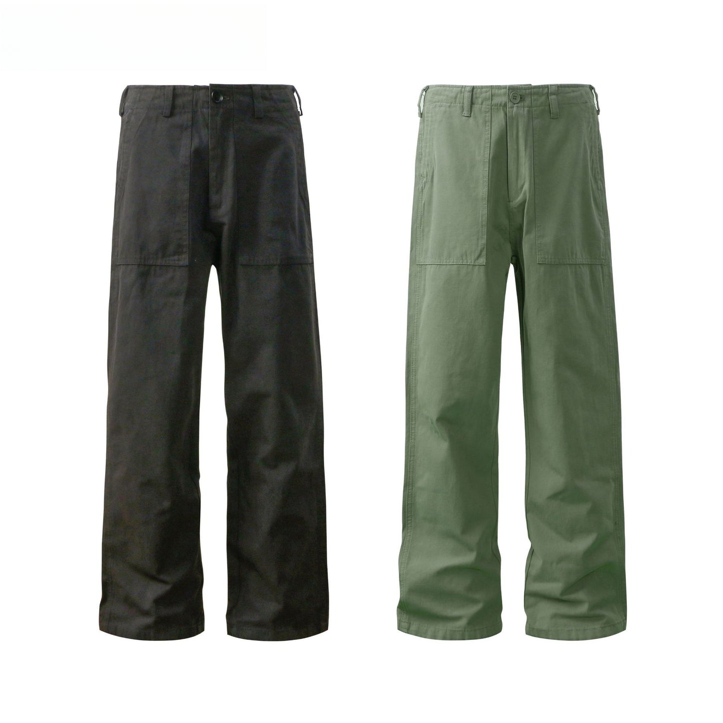 Hip Hop Pants For Boys Vintage vintage washed water made straight overalls