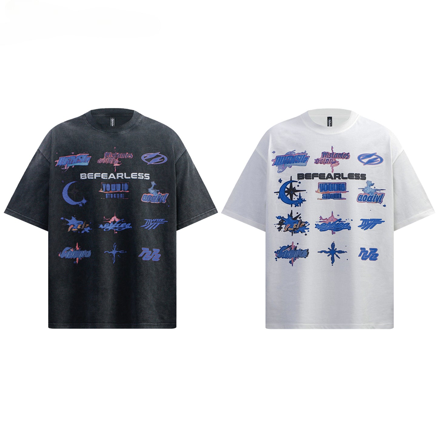 80s And 90s Vintage T Shirts Short Sleeve Summer Loose
