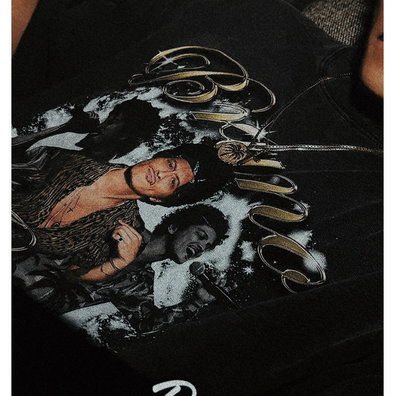 New york hip hop shop bruno mars print t-shirt