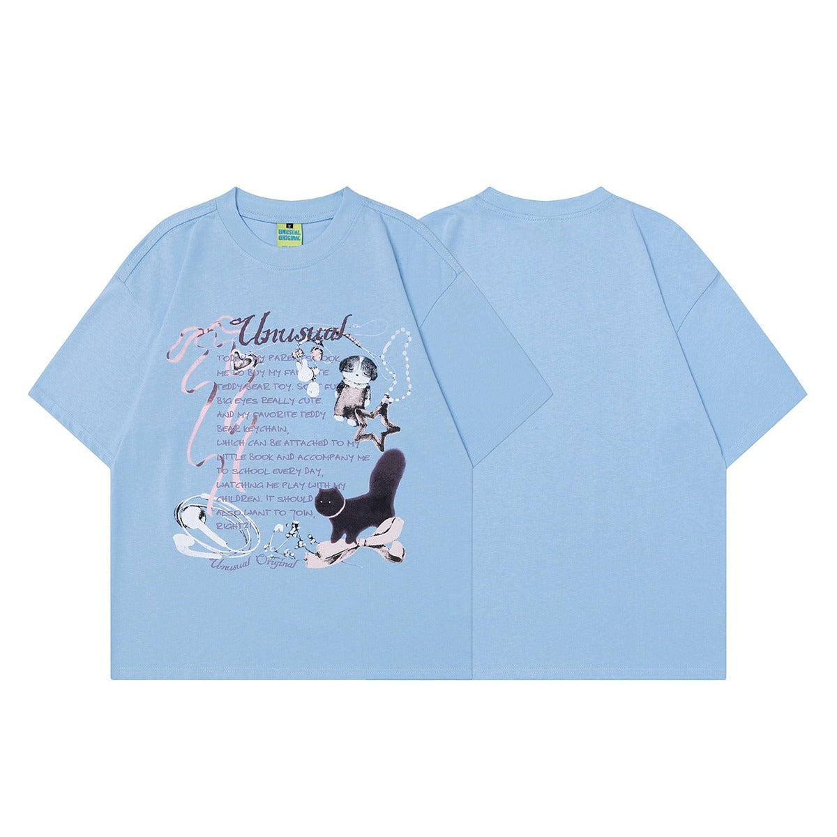 90s West Coast Hip Hop Fashion T Shirts Summer Couple Short Sleeve T-Shirt