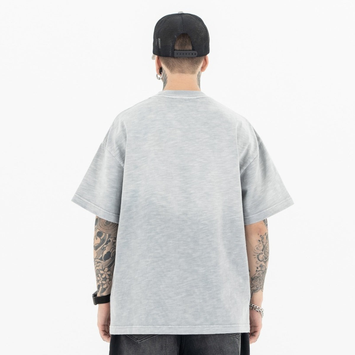 Vic Streetwear Summer Vintage Crew Neck Short Sleeve T-Shirt
