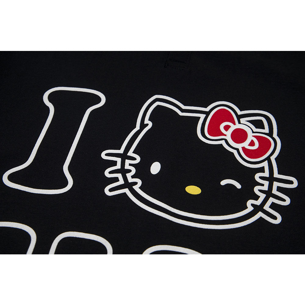Hip Hop Clothes New York Cat Print Loose Short Sleeve T-Shirt Casual Letter Print Short Sleeve Top