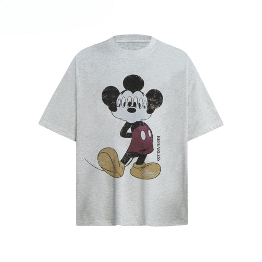 80s And 90s Vintage T Shirts Vintage Washed Funny Cartoon Short Sleeve T-Shirt