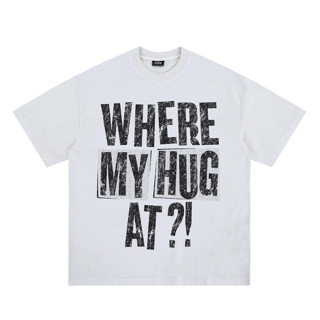 Vintage 90s Hip Hop Clothing Summer Vintage Crew Neck Short Sleeve T-Shirt