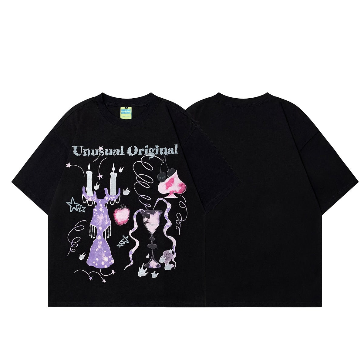 90s West Coast Hip Hop Fashion T Shirts Graffiti Print Short Sleeve T-Shirts