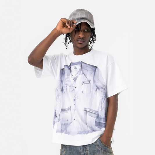 Vic Streetwear Summer Casual Short Sleeve T-Shirt