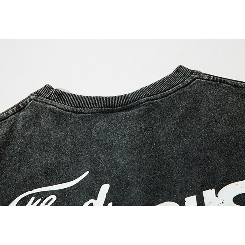 Hip hop shirt cartoon car short sleeve t-shirt