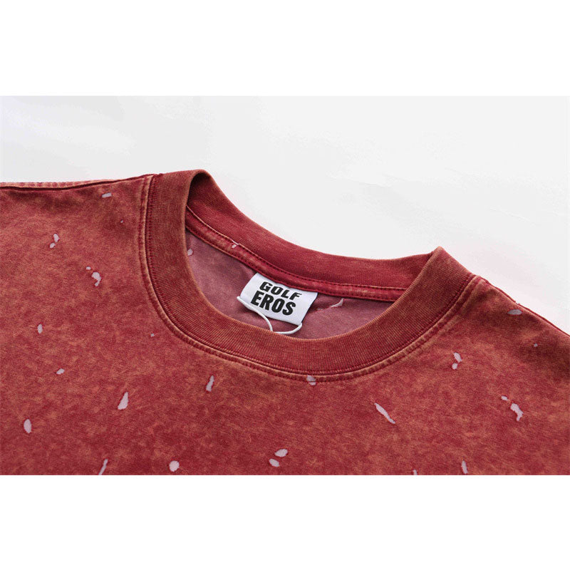 US drip outfits Summer Vintage Casual Loose Short Sleeve T-Shirts