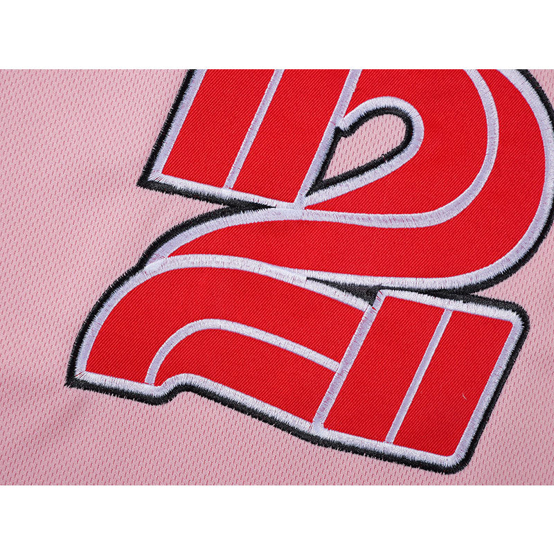 Racing oversized t shirt racing embroidered V-neck sports jersey short-sleeved t-shirt