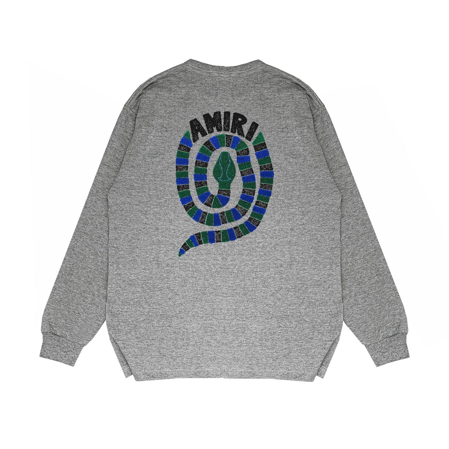 Amiri Long Sleeved Shirt Printed Trendy Pure Cotton