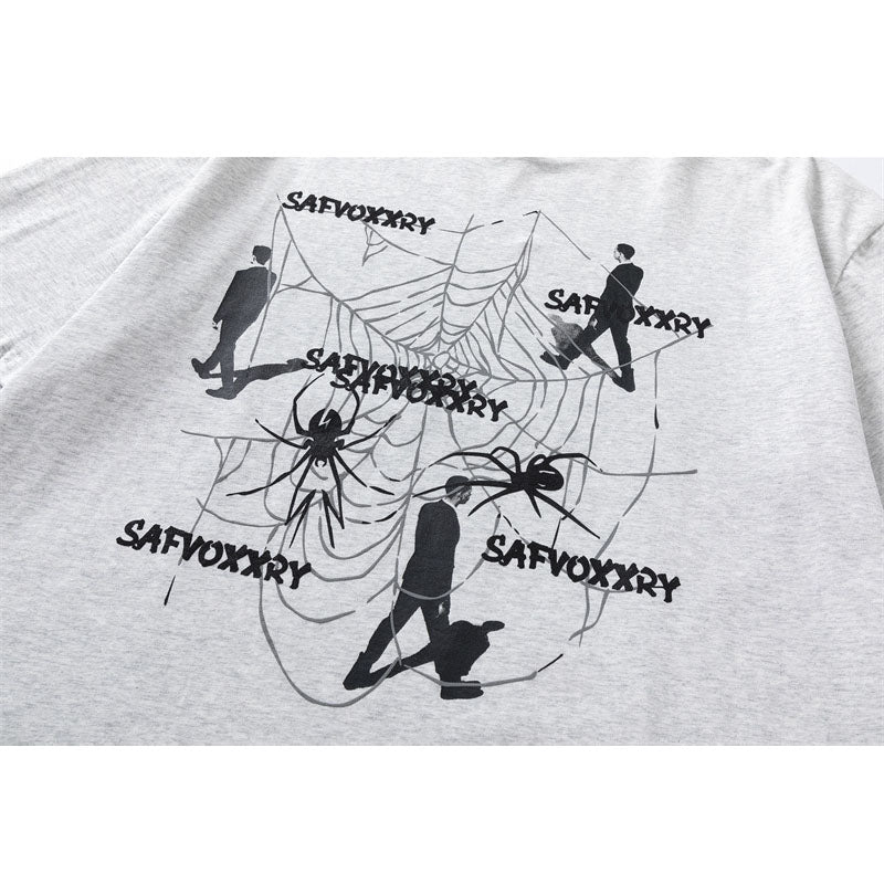 Vintage Tišö Rt Vintage Figure Spider Short Sleeve T-Shirt