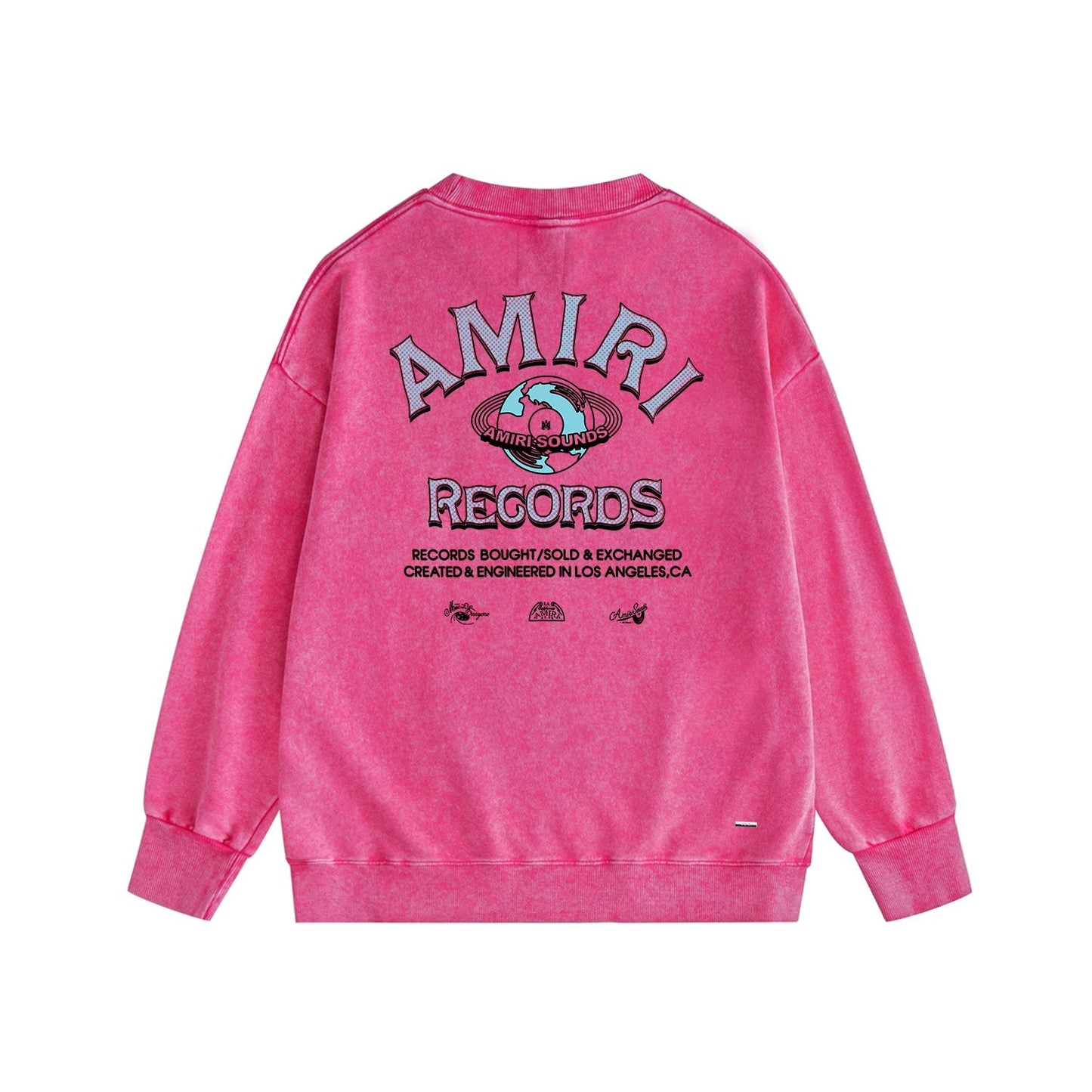 Amiri Distressed Sweatshirt Printed Trendy Pure Cotton