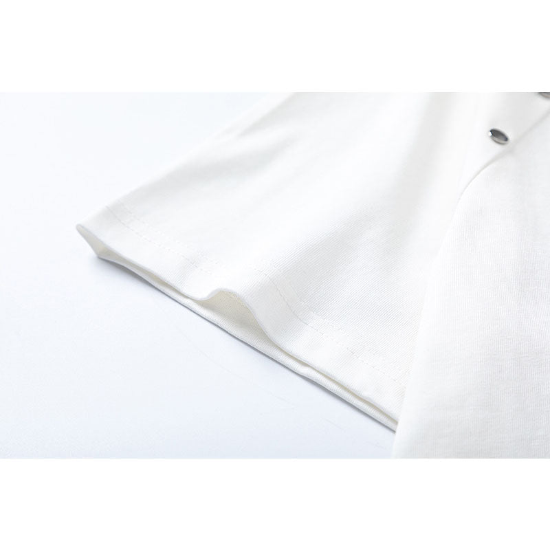 Vintage Tišö Rt Alphabet Short Sleeve T-Shirt Summer Loose Casual