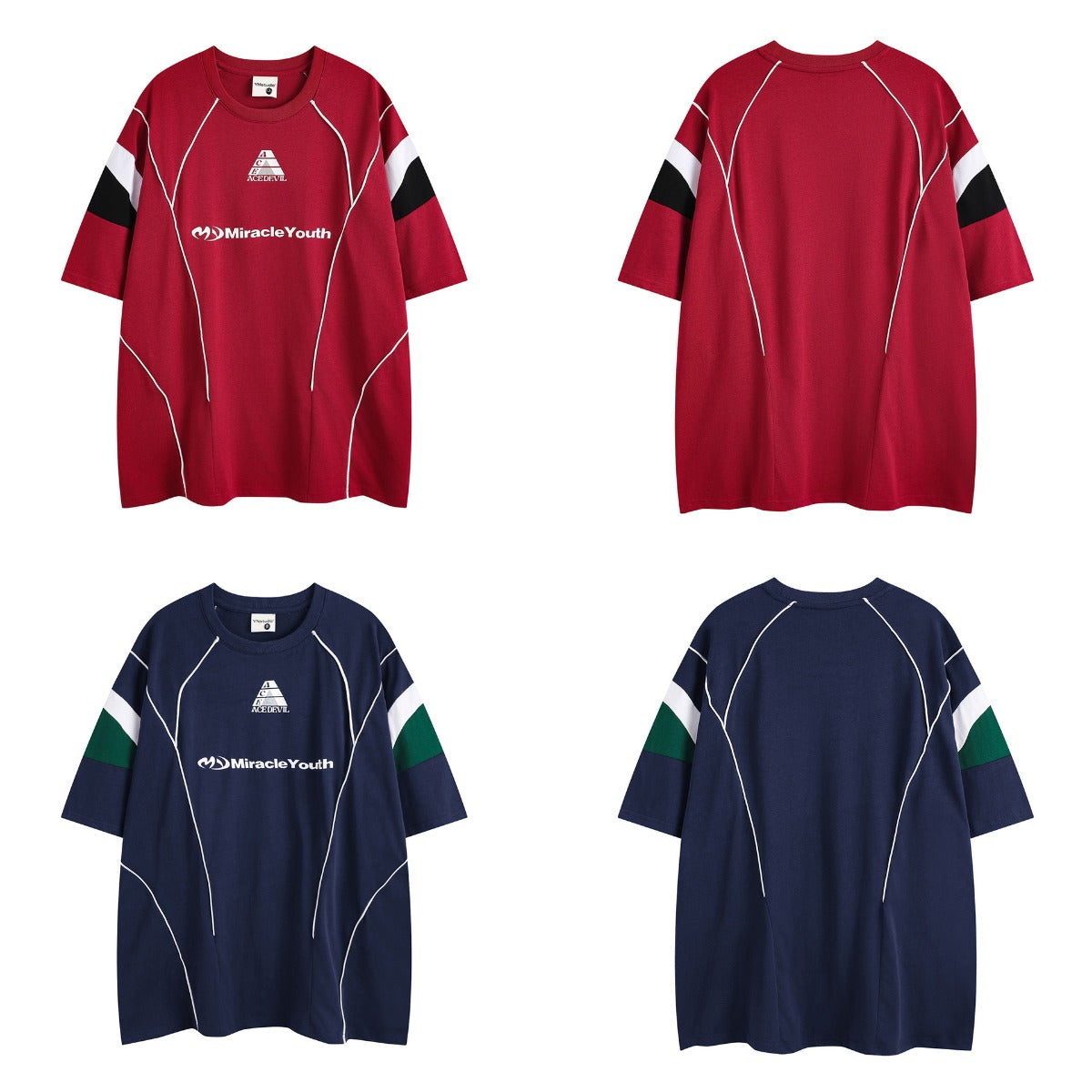 Retro Style Shirt For Men Summer Jersey Short Sleeve T-Shirt