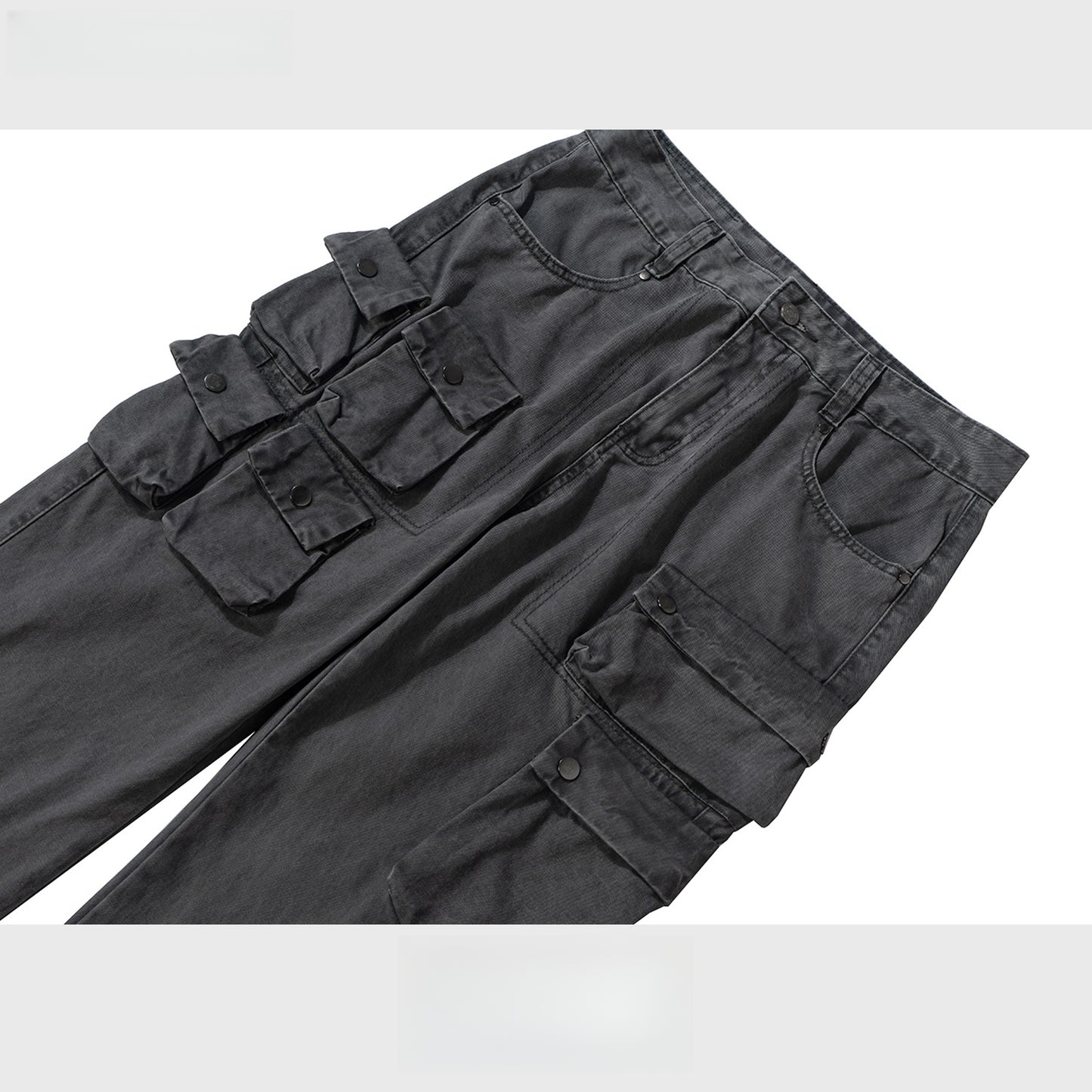 Rock Revival Jeans Long Pants Multi-Pocket Wide-Foot Jeans