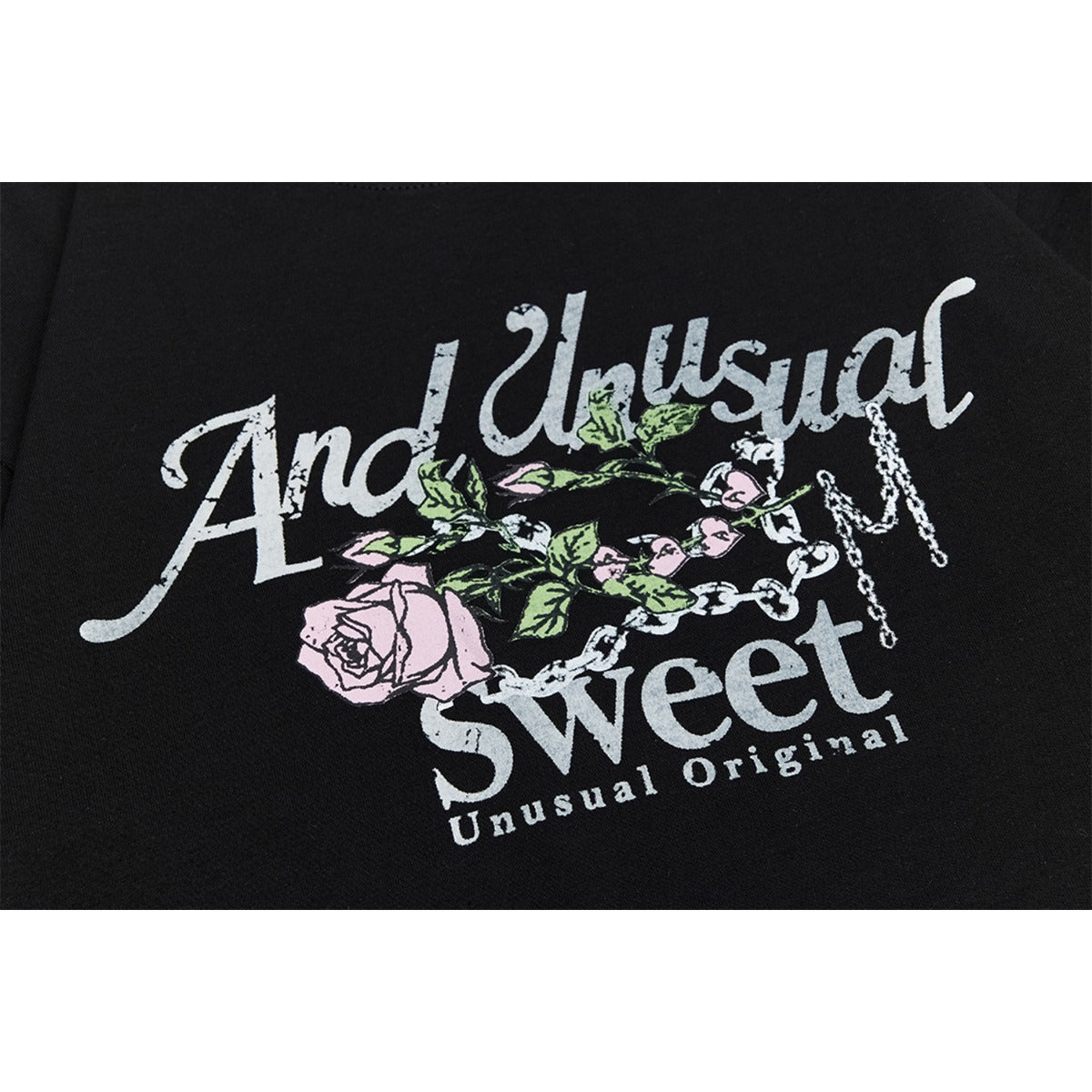 Unisex T-shirts Summer Vintage Rose Letter Men's Loose Short Sleeve T-Shirt