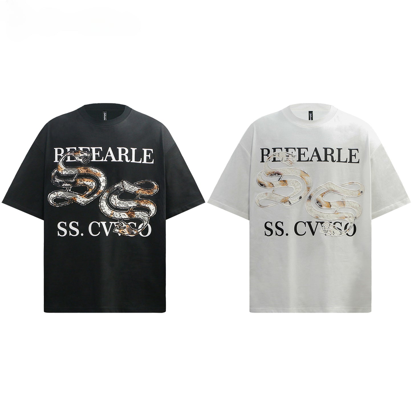80s And 90s Vintage T Shirts Embroidered Short Sleeves Summer Loose