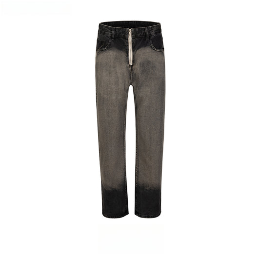 Rock Revival Jeans Washed Old Trousers Zip Jeans