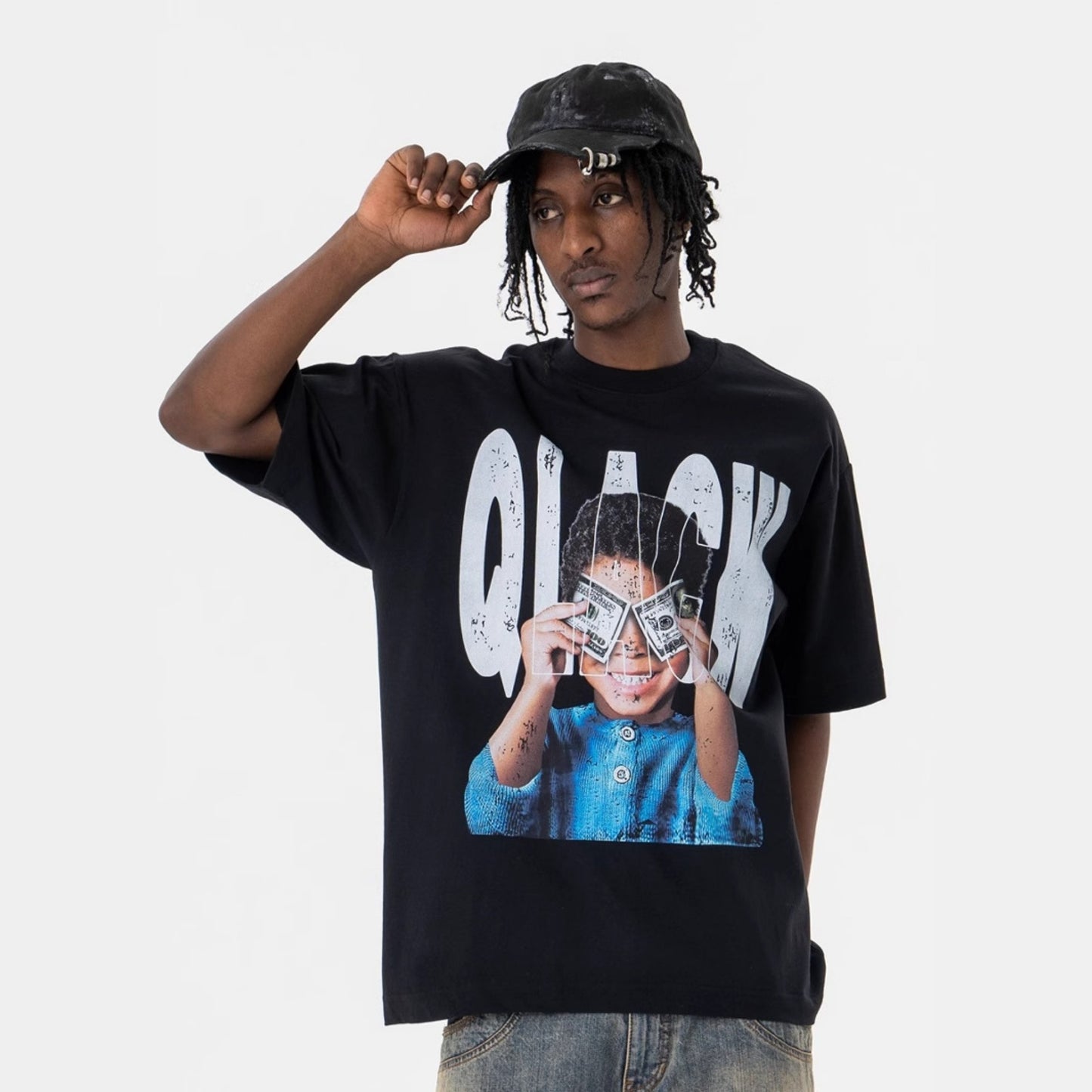 Vic Streetwear Vintage Hip Hop Summer Short Sleeve T-Shirt