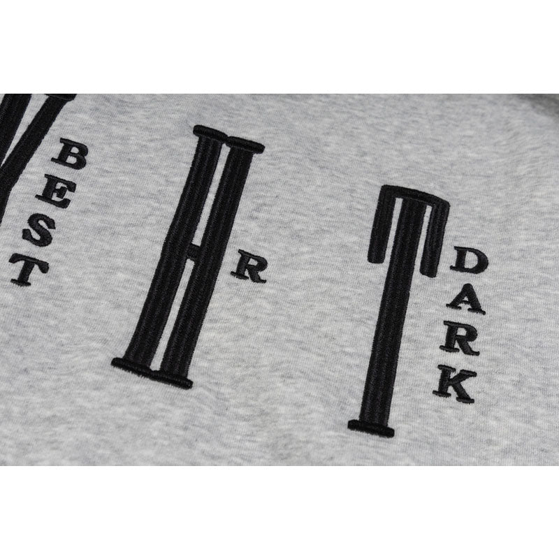Streetwear Hoodie Letter Embroidered Hooded Sweater Fall Loose Hoodie