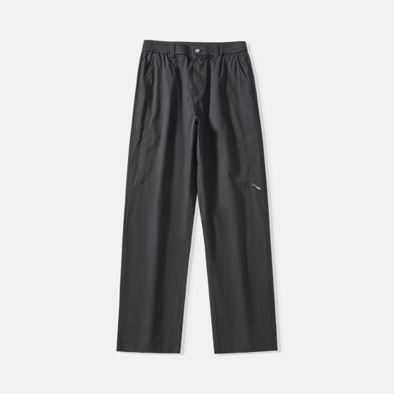 Men Casual Pants Spring Men's Wide Leg Straight Pants