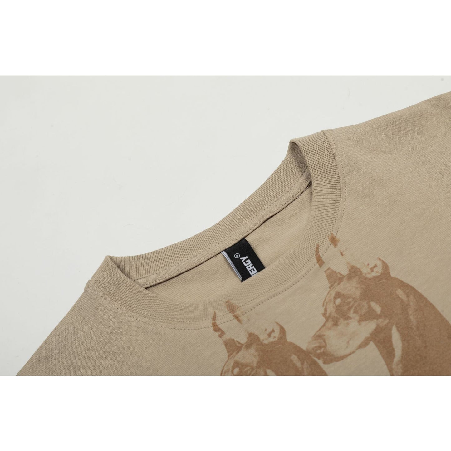 Retro Style Shirt For Men Summer Vintage Doberman Print Short Sleeve T-Shirt