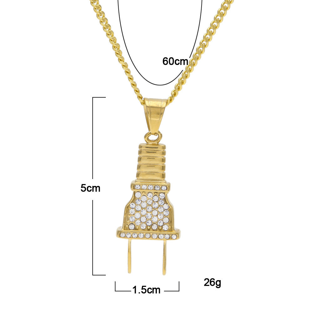 Jewelry 'Plug ' necklace